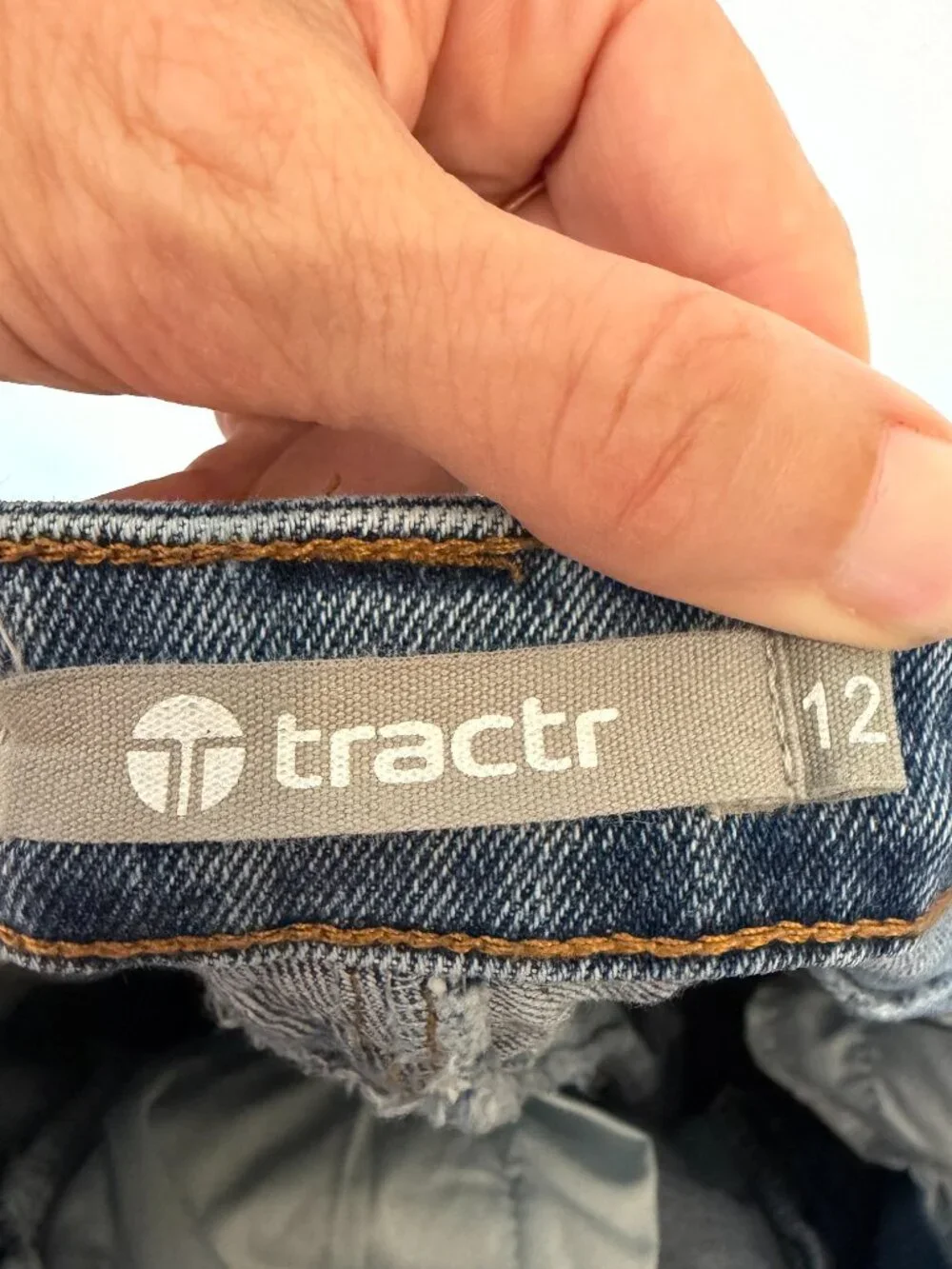 Tractr Girls Size 12 Light Wash Flare Jeans Stretch Denim